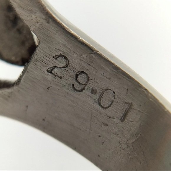 Jewelry Ring Watermelon Tourmaline 29.01ct Platinum 426199 - Picture 4 of 9